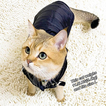 2 in 1 Pet Coat, Windproof & Durable Pet Coat, Pet Clothes for Small Medium Large Dogs & Cats, Keep Pet Warm and Safe