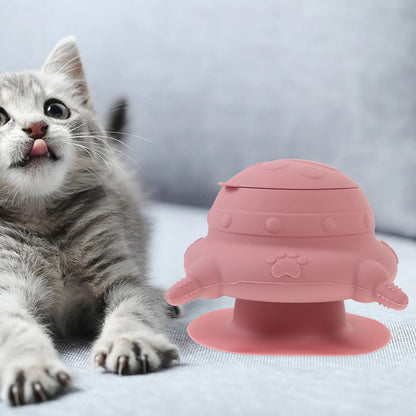 Silicone Puppy Milk Feeder Nursing Bowl Kitten Water Feeding Container with 4 Teats Pacifiers Pet Feeder