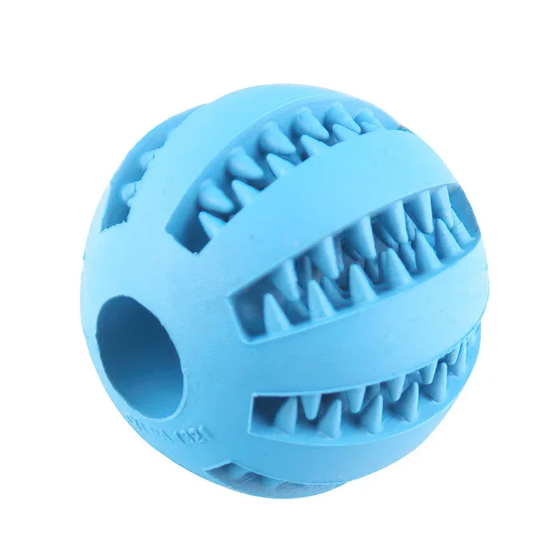 Dog Ball Toys for Small Dogs Interactive Elasticity Puppy Chew Toy Tooth Cleaning Rubber Food Ball Toy Pet Stuff Accessories