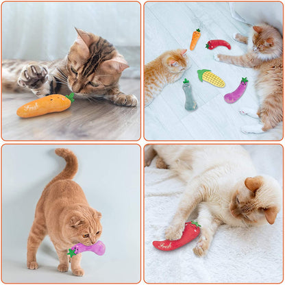 Premium Interactive Catnip Toys for Indoor Cats and Kittens - Chew and Pillow Options