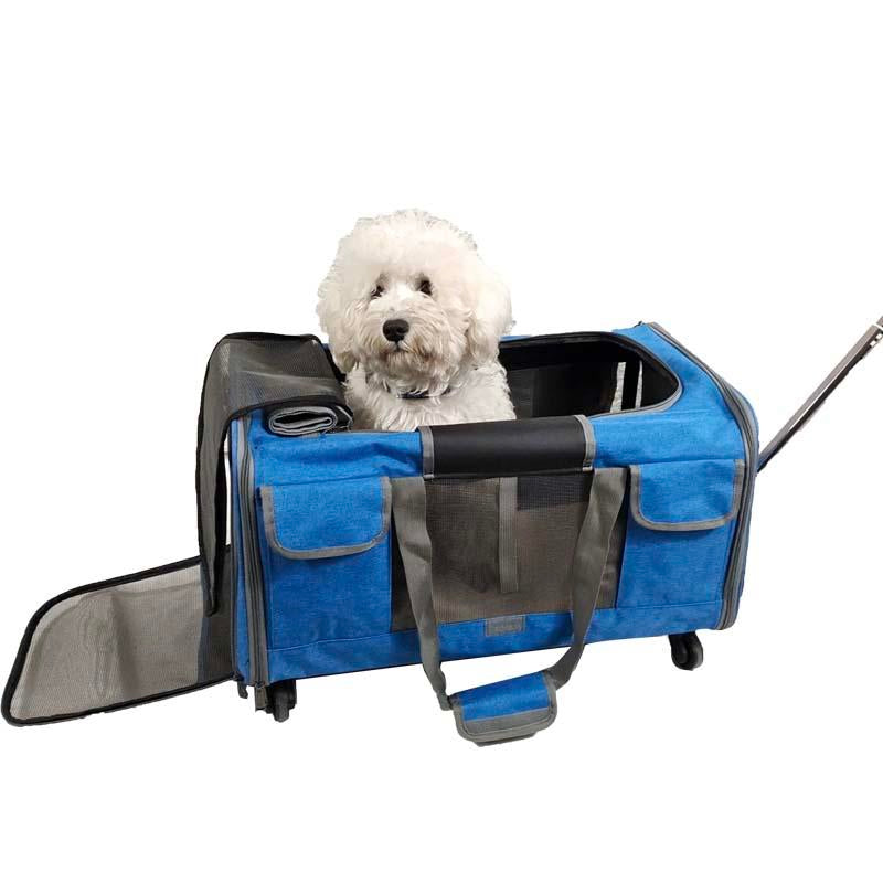 Bigger Size Removable Dog Carrier for Pet-Travel Wheeled Dog Stroller