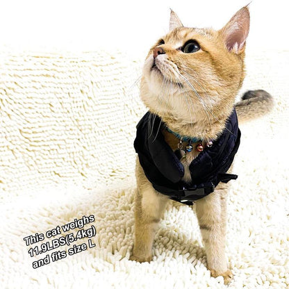 2 in 1 Pet Coat, Windproof & Durable Pet Coat, Pet Clothes for Small Medium Large Dogs & Cats, Keep Pet Warm and Safe