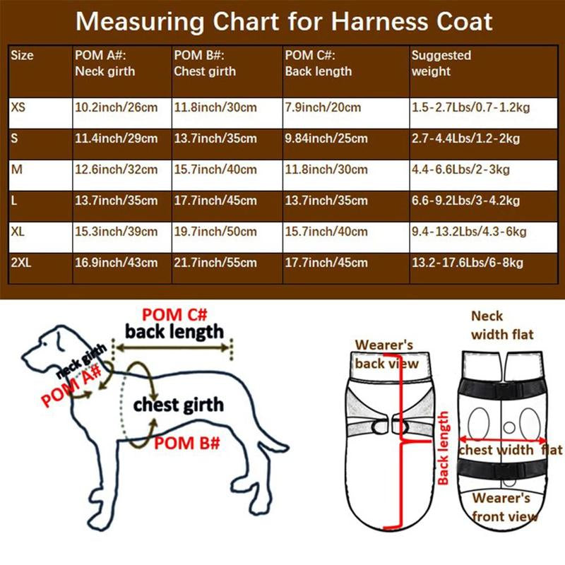 2 in 1 Pet Coat, Windproof & Durable Pet Coat, Pet Clothes for Small Medium Large Dogs & Cats, Keep Pet Warm and Safe